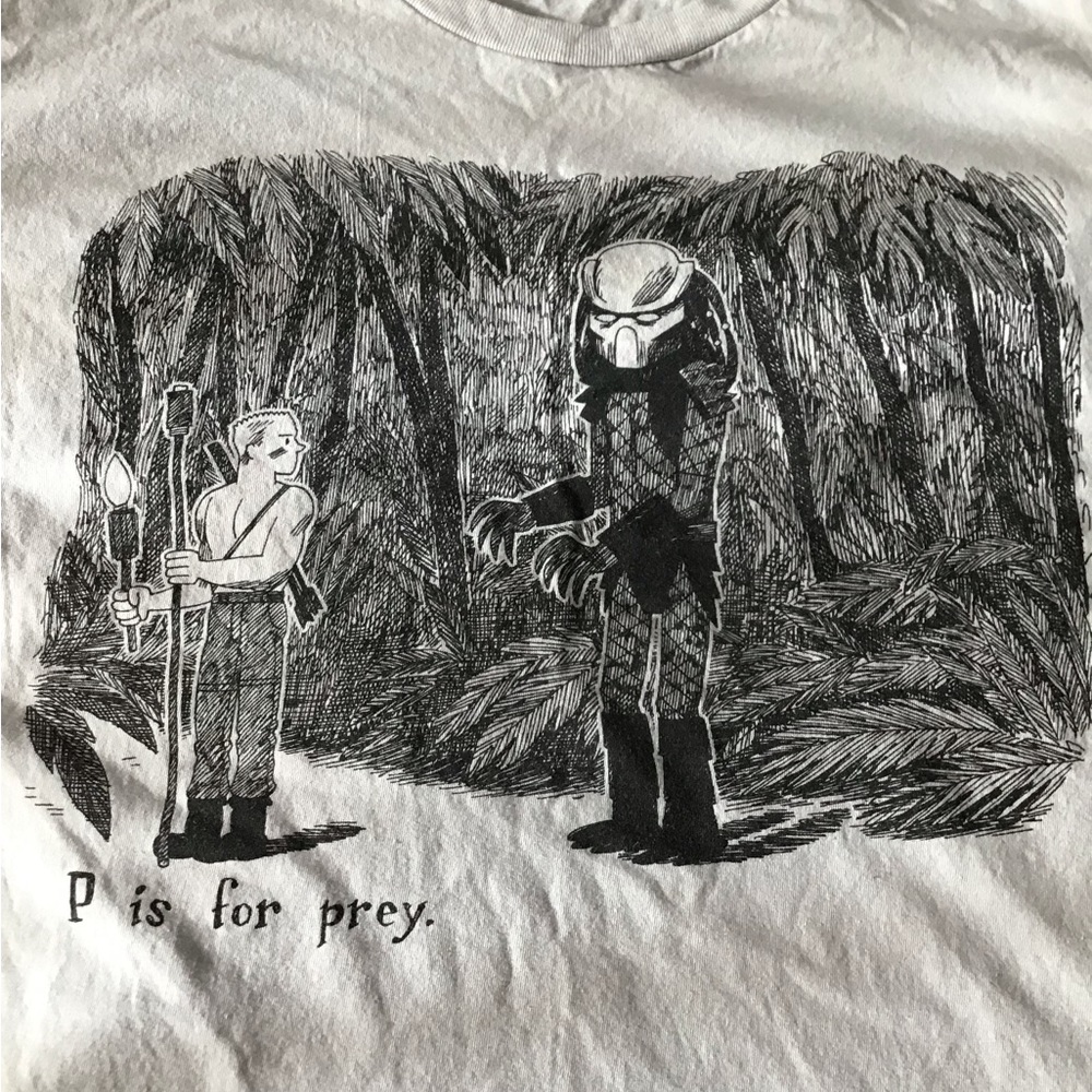 New Yorker Cartoon Style Sz L T-shirt
